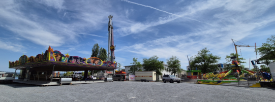 Baustellen-Installationsplatz in Airolo