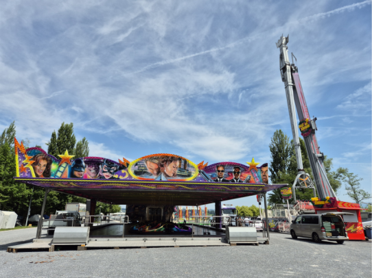 Baustellen-Installationsplatz in Airolo