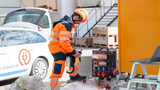 Durchführung der Elektrokontrolle