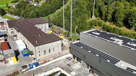 Kraftwerkszentrale in Quinto